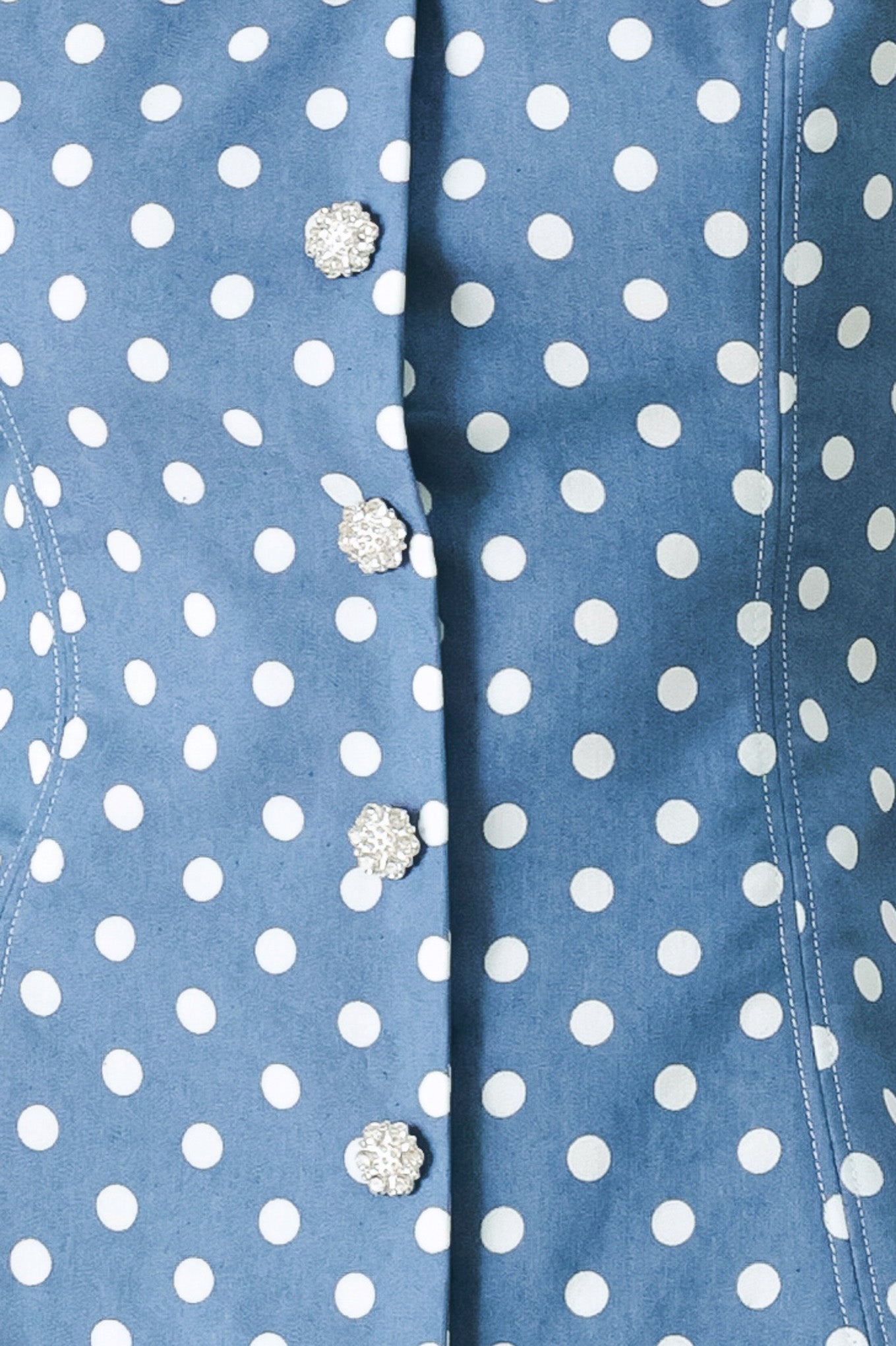 FLIRTY DOTS WOVEN TOP Flying Tomato