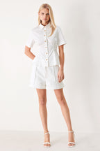 MADE FOR SUNSHINE WOVEN TOP Flying Tomato