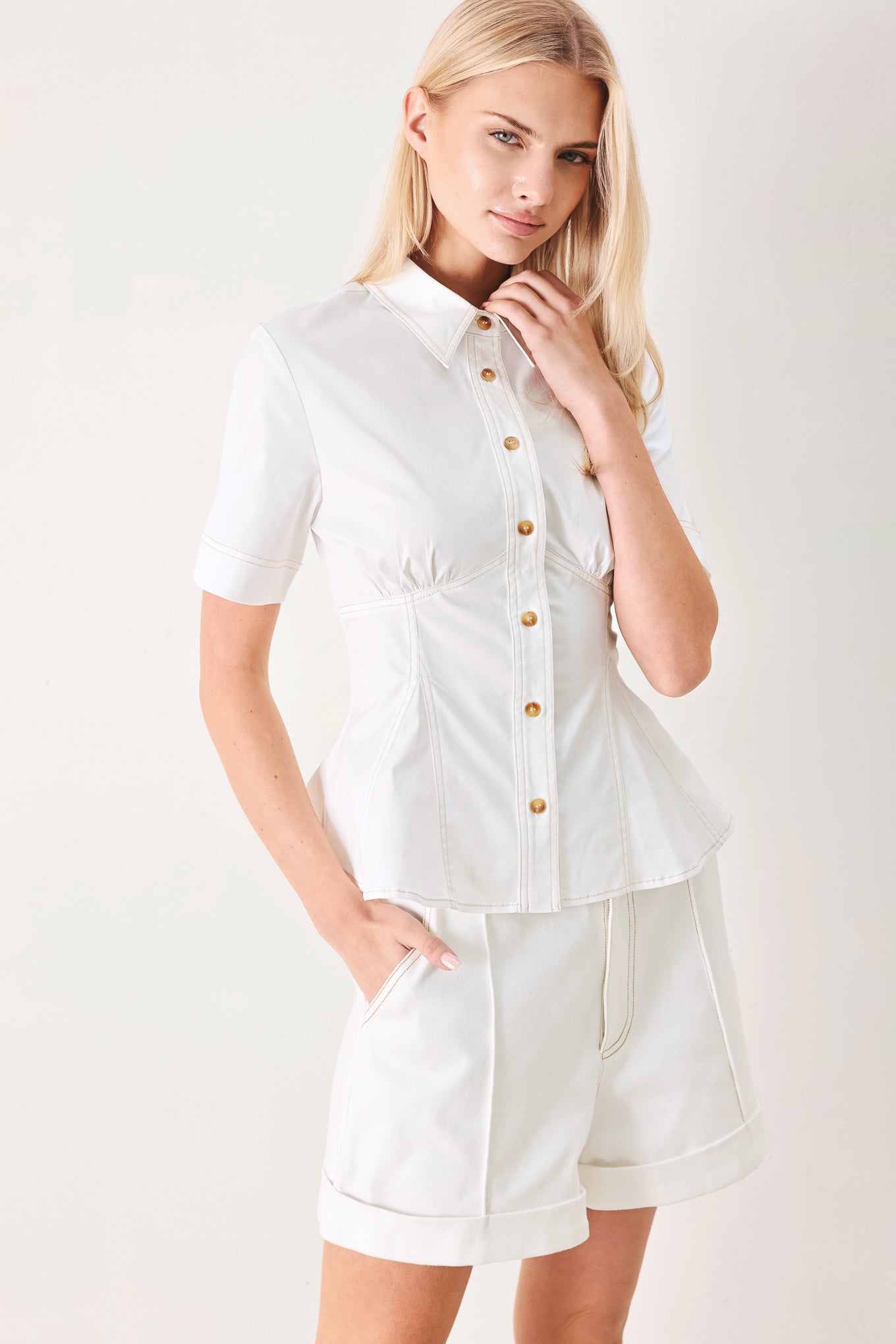 MADE FOR SUNSHINE WOVEN TOP Flying Tomato