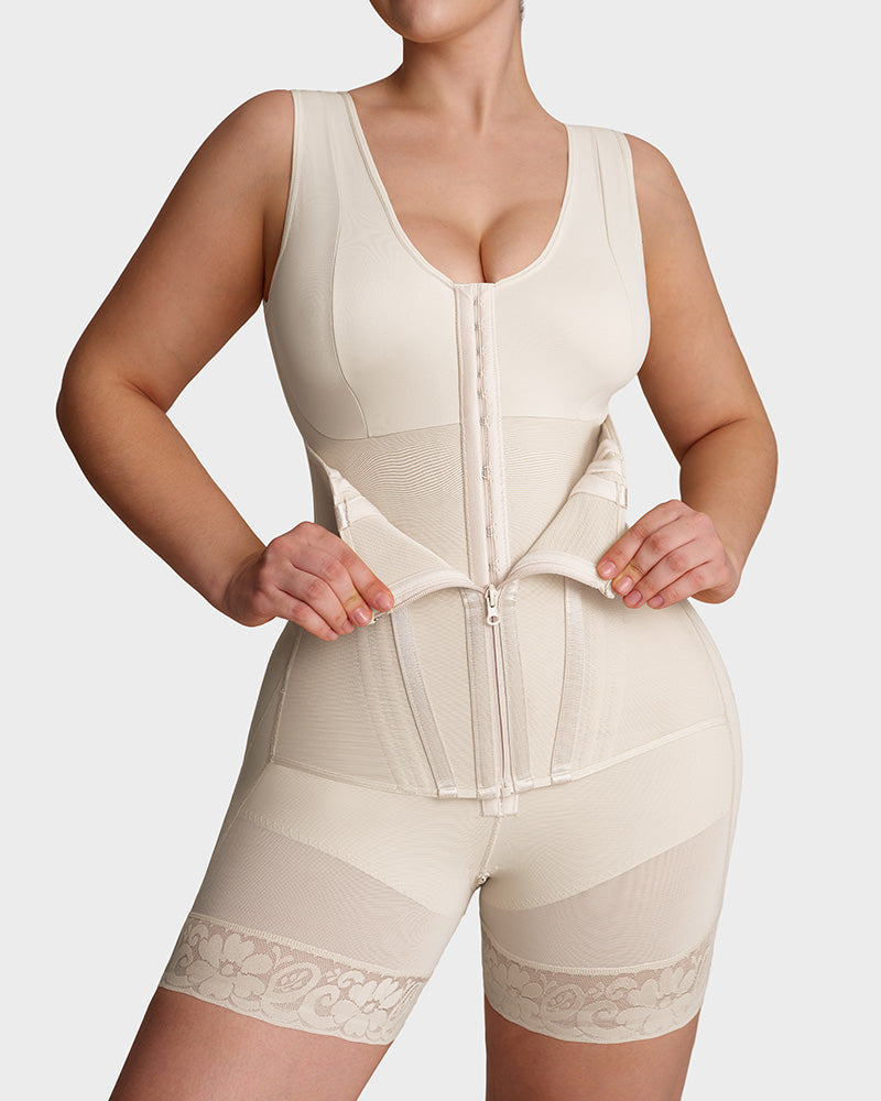 Fajas Colombianas Double Tummy Control Full Body Shapewear SheCurve
