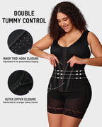 Fajas Colombianas Double Tummy Control Full Body Shapewear SheCurve