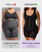 Fajas Colombianas Double Tummy Control Full Body Shapewear SheCurve