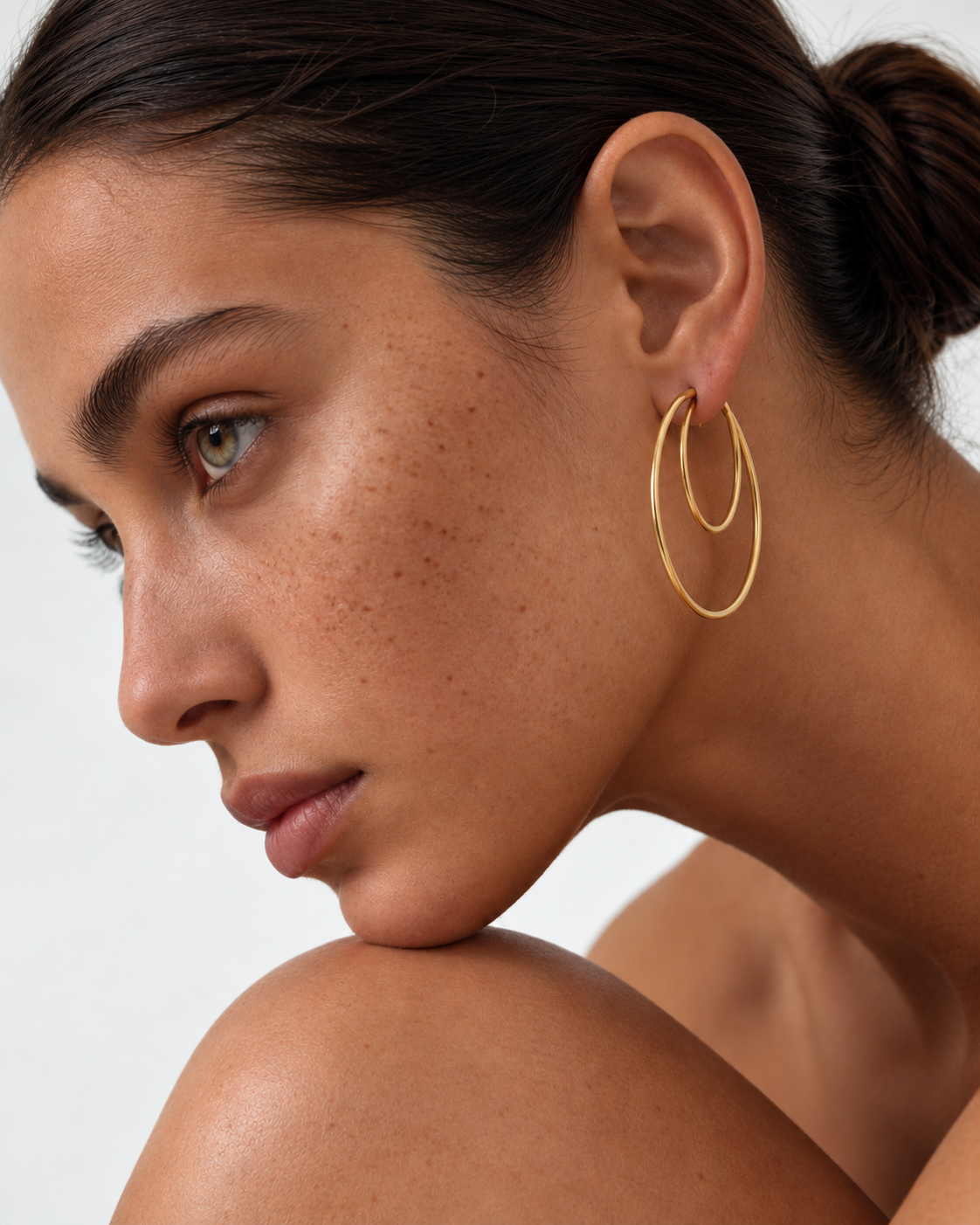 Faye Cutout Hoops