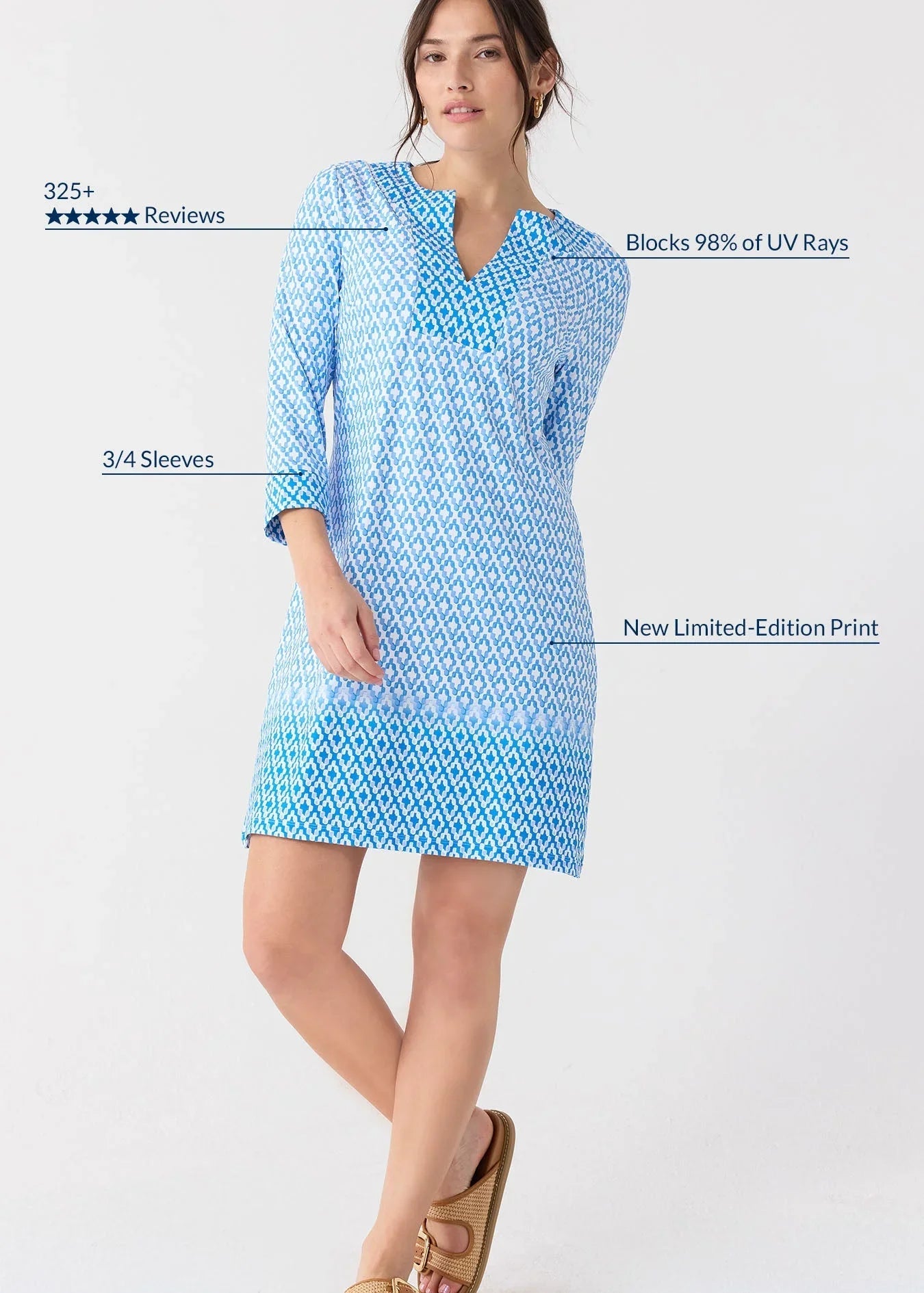 Seaside Tunic Dress Cabana Life