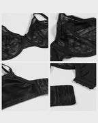 Full Coverage Lace Minimizer Bra - Petal SheCurve
