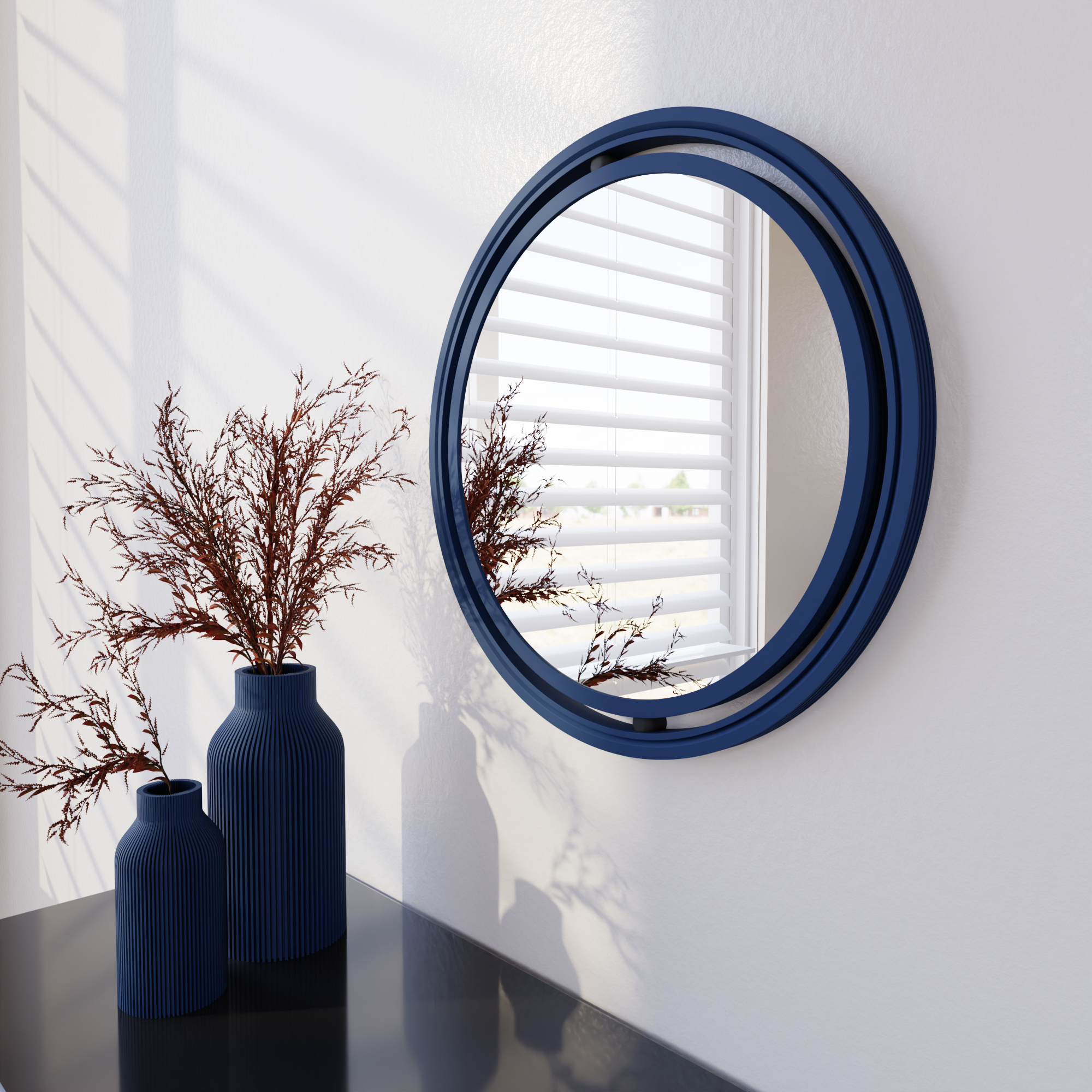 SET OF 3 GLOBE Mirror