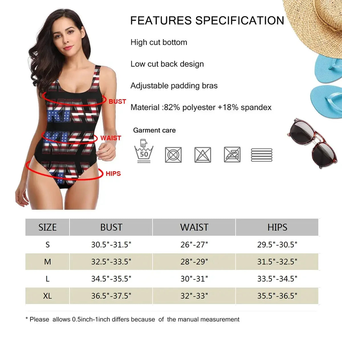 KISS The Band USA Monokini LUXLIFE BRANDS