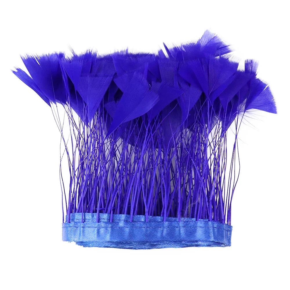 Turkey Feathers Trim Ribbon Fringe