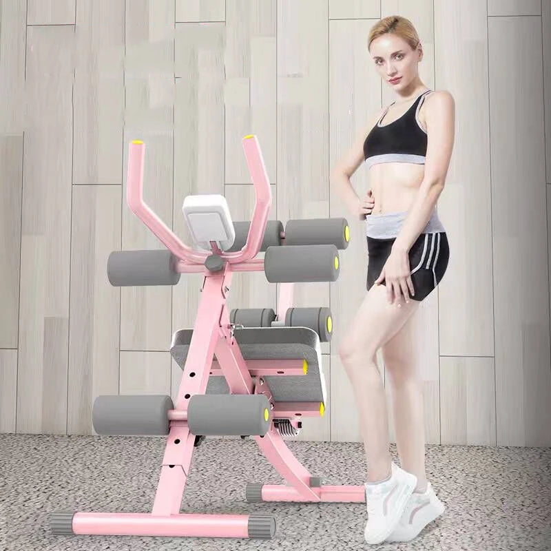 Kneeing Lifting Foldable Thin Belly Waist Trainer Machine Abdominal Training Sport Machine Abdominal Muscle Indoor Exercise