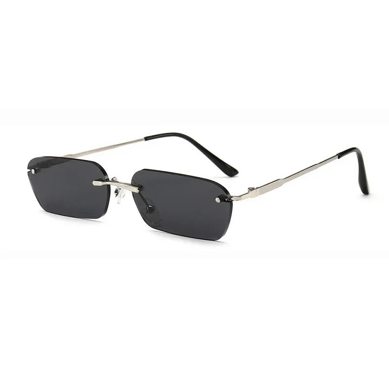 Fashion Rimless Sunglasses UV400 Luxlife Brands