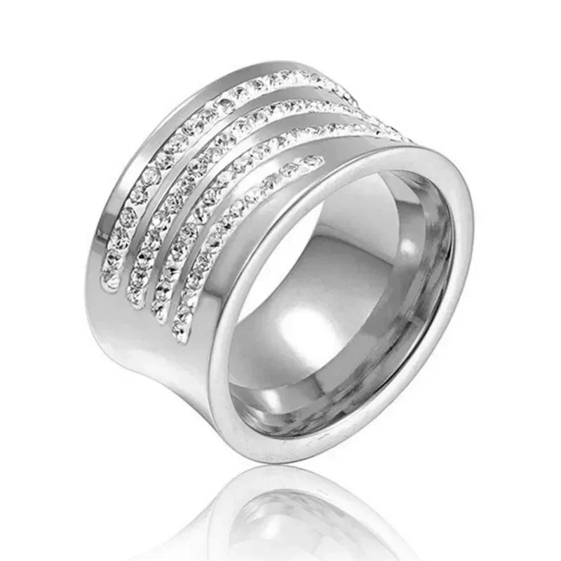 Wednesday Rhinestone Ring LUXLIFE BRANDS