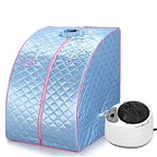 Portable Sauna Household Steam Room Beneficial Skin 2.0L Machine Slimming Bath SPA Health Simple Joint Steel Frame LUXLIFE BRANDS