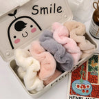 Velvet Hair Scrunchies 6 Pcs Luxlife Brands
