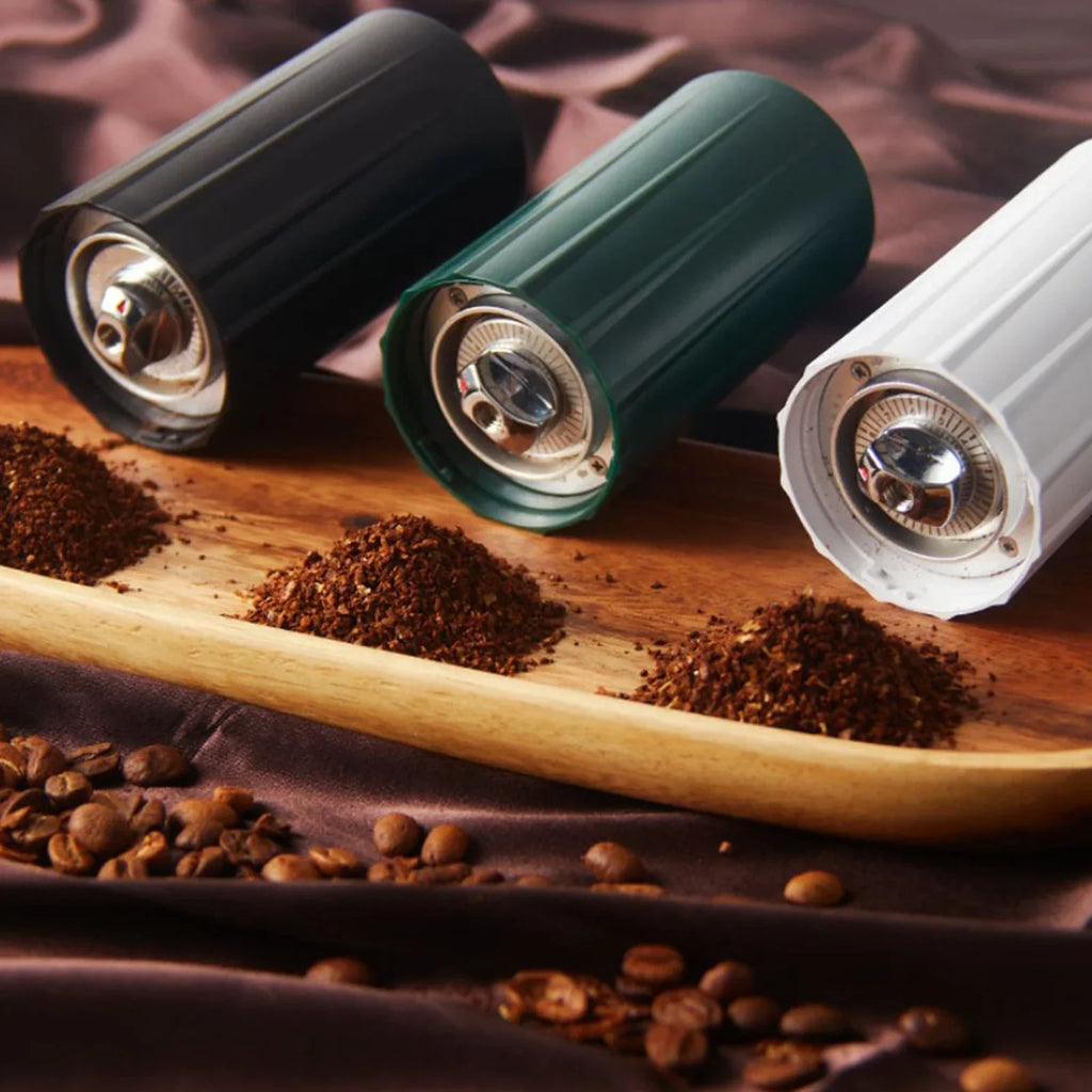 Mini Manual Coffee Bean Hand Grinder Machine Stainless Steel Burr Aeropress Drip Coffee Espresso French Press Turki Kitchen Tool LUXLIFE BRANDS