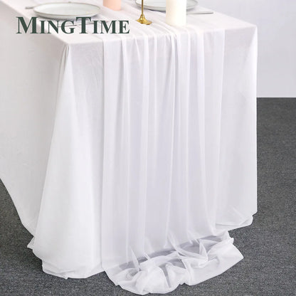 Sheer Chiffon Luxury Table Runner