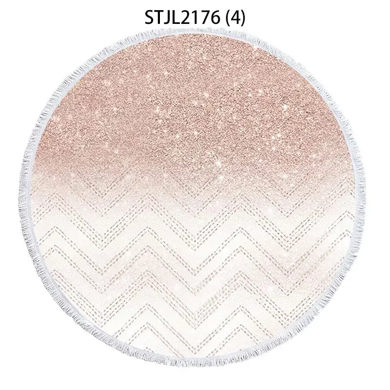 Golden geometric striped pineapple Fringed beach towel Towels Large beach towel Bath towel Bath towels microfiber towel For home