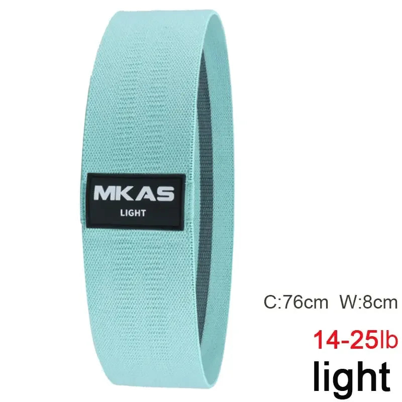 Hip Fitness Resistance Bands Exercise Workout Set Fabric Loop Yoga Booty Bands 3-Piece For Leg Thigh Butt Squat Glute Equipment