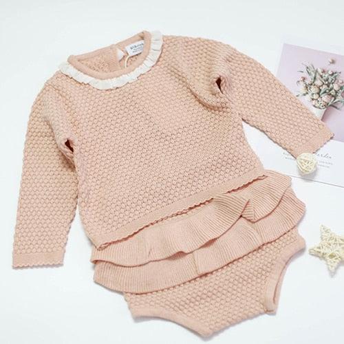 Toddler Baby Boys Girls Clothing Sets Fall Winter Cardigan Sweater+Shorts Infant Baby Girls Boys Knit Suit Korean Style LUXLIFE BRANDS