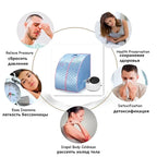 Portable Sauna Household Steam Room Beneficial Skin 2.0L Machine Slimming Bath SPA Health Simple Joint Steel Frame LUXLIFE BRANDS