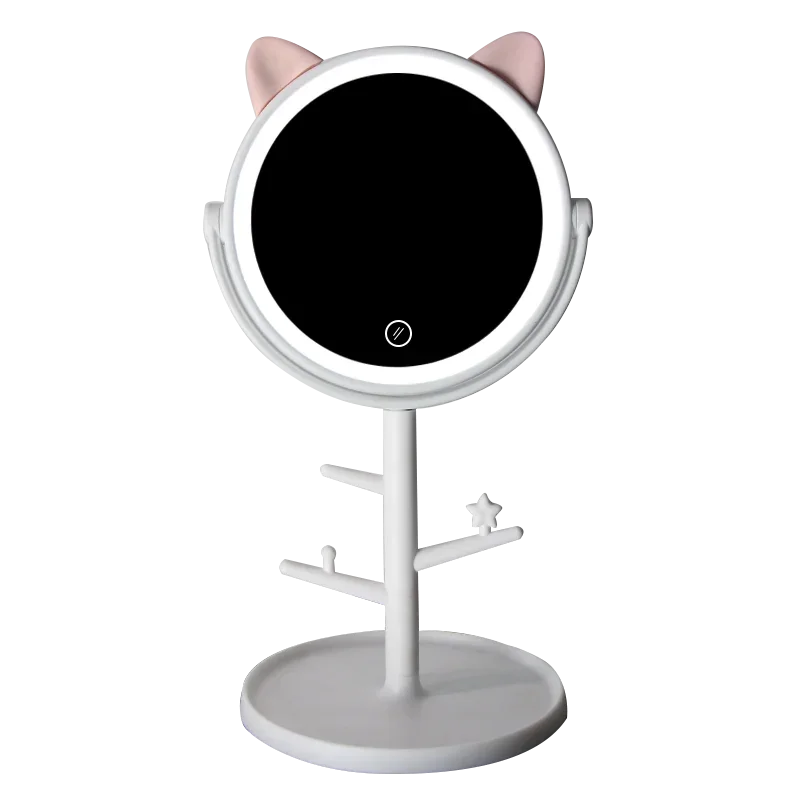 Kitty LED Makeup Mirror AAA/USB LUXLIFE BRANDS