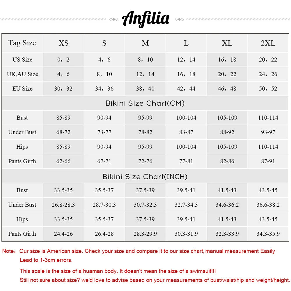 Anfilia Women's Bikini Set Gradient Swimwear Halter Swimsuit Side Bandage Bathing Suit Beachwear Sexy Bikini Luxlife Brands