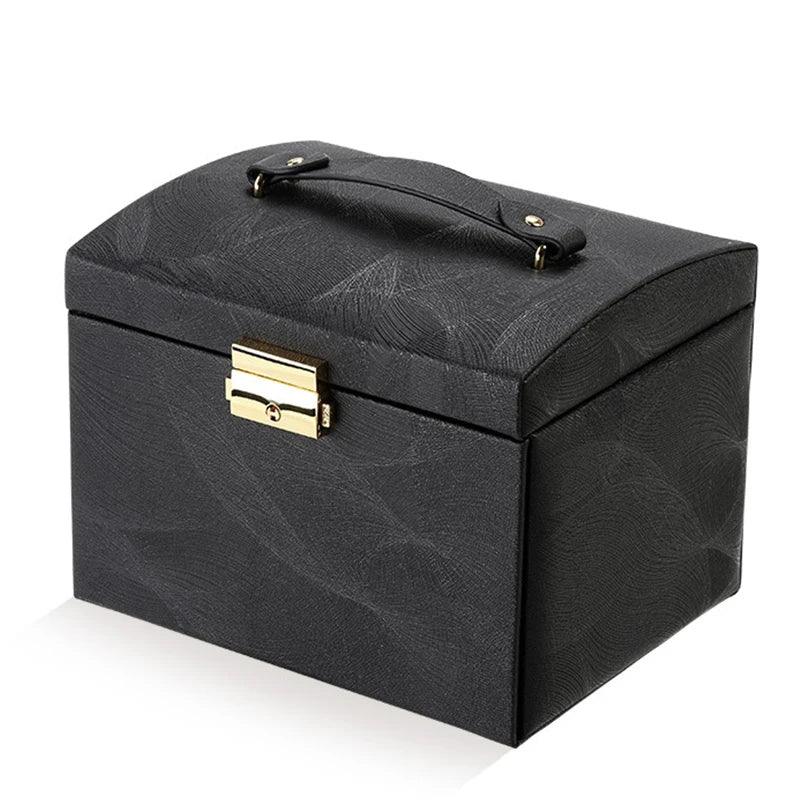 Jewelry Casket High Capacity Jewelry Box Multifunction Makeup Storage Makeup Organizer Beauty Travel Box Jewelry Organizer LUXLIFE BRANDS