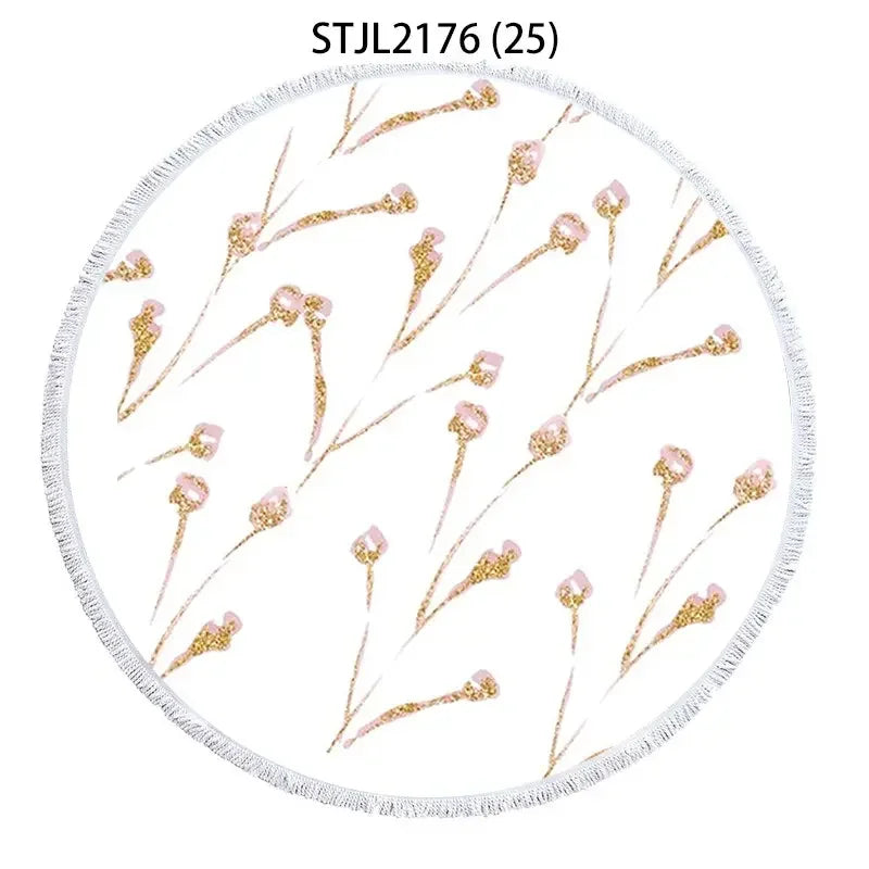 Golden geometric striped pineapple Fringed beach towel Towels Large beach towel Bath towel Bath towels microfiber towel For home