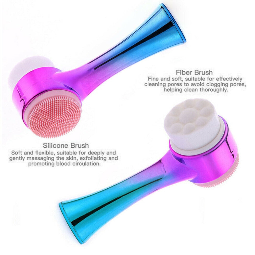Must Have Facial Massage 2 in 1 Silicone Skin Care Brush