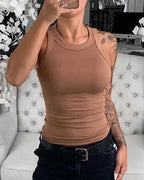 Classic Ribbed Tank Top Luxlife Brands