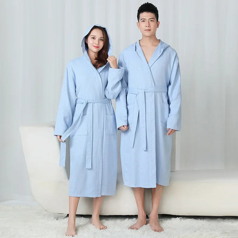 Hotel Lux Cotton Hooded Robe LUXLIFE BRANDS