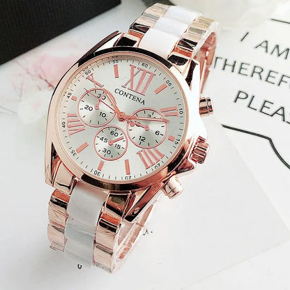 Ladies Fashion Pink Wrist Watch Women Watches Luxury Top Brand Quartz Watch M Style Female Clock Relogio Feminino Montre Femme
