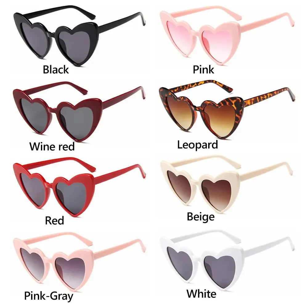 Retro Heart Sunglasses UV400