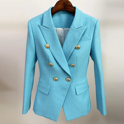 Women’s Double Breasted Button Down Blazer