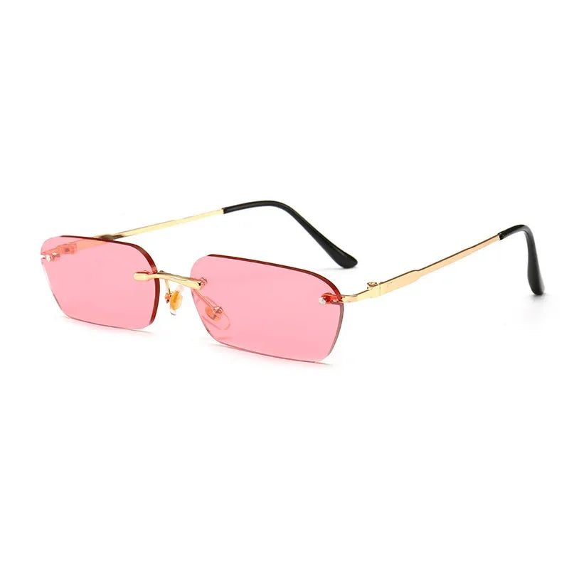 Fashion Rimless Sunglasses UV400 Luxlife Brands