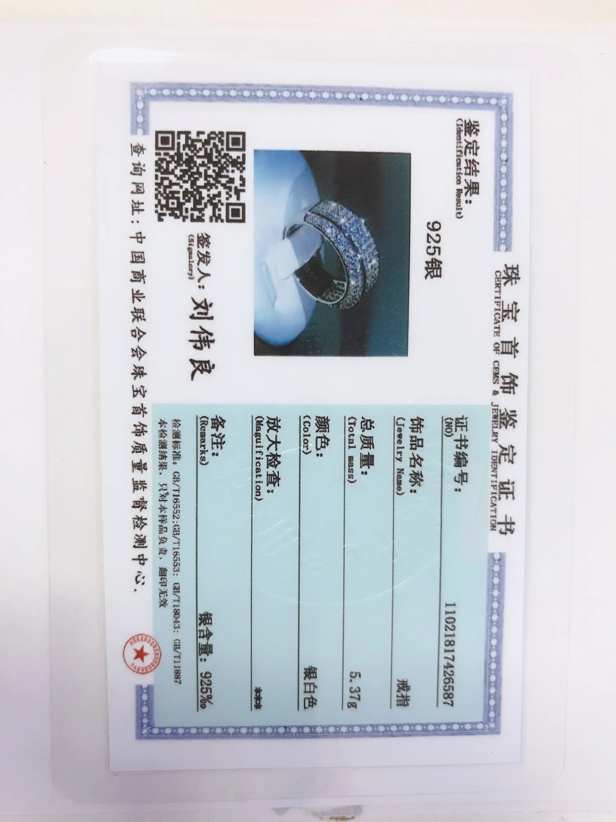 LUX White Zircon 925 Sterling Silver Ring LUXLIFE BRANDS