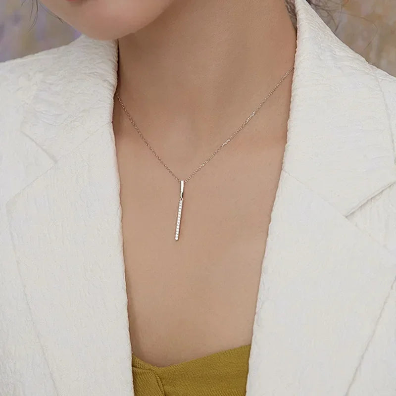 Lovely 925 Sterling Silver Necklace LUXLIFE BRANDS