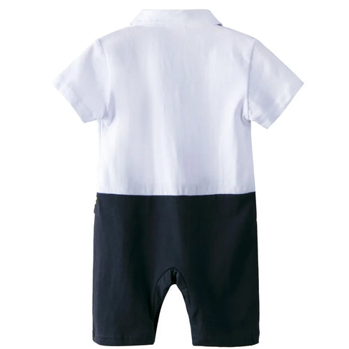 Baby Boys Captain Costume Newborn Infant Halloween Carnival Romper Cosplay Jumpsuit Outfit Toddler Skipper Sailor Playsuit LUXLIFE BRANDS