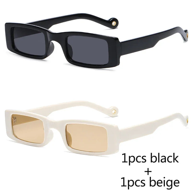 Square Frame Vintage Brand Sun Glasses UV400 Luxlife Brands