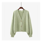 H.SA Women Sweater Cardigans Spring Solid Cashmere Sweater Coat Chic Korean style Casual Cardigans Roupa Jacket sueters mujer LUXLIFE BRANDS