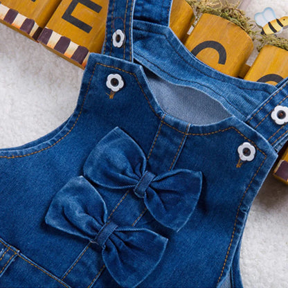 IENENS Kids Baby Girls Clothes Clothing Trousers Jumpsuit Playsuit Toddler Infant Girl Long Pants Denim Jeans Overalls Dungarees LUXLIFE BRANDS