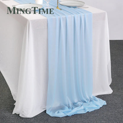 Sheer Chiffon Luxury Table Runner