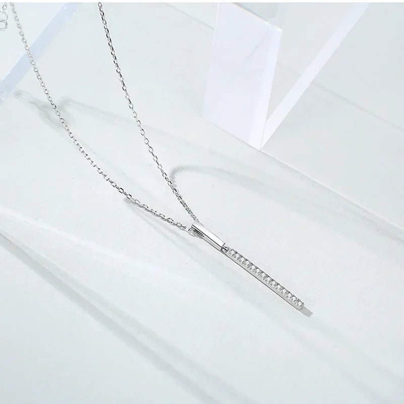 Lovely 925 Sterling Silver Necklace LUXLIFE BRANDS