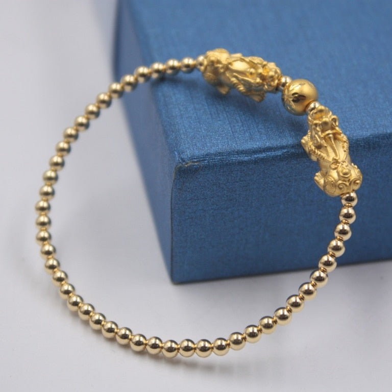 Lucky Dragon 24K Gold Bracelet LUXLIFE BRANDS