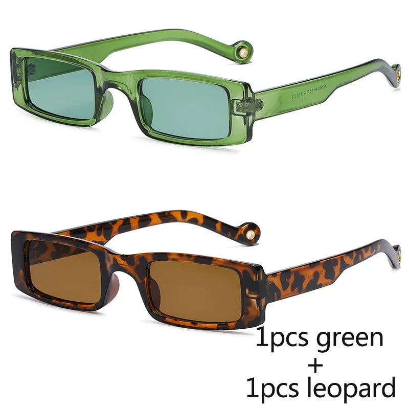 Square Frame Vintage Brand Sun Glasses UV400 Luxlife Brands