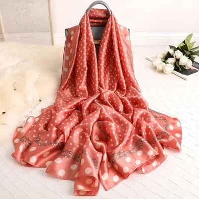 Luxury brand hijab summer women scarves soft long print silk scarves lady shawl and wrap 2022 pashmina bandana beach stoles