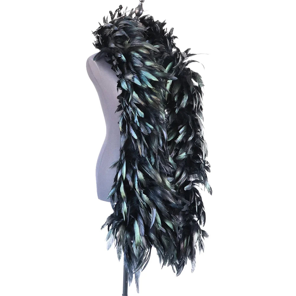 2 Meter Natural Chicken Feathers Boa