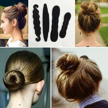 Multi-style Women Hair Twist Styling Clip Stick Bun Maker DIY Hair Braiding Tools Hair Accessories Braider DIY Hairstyle
