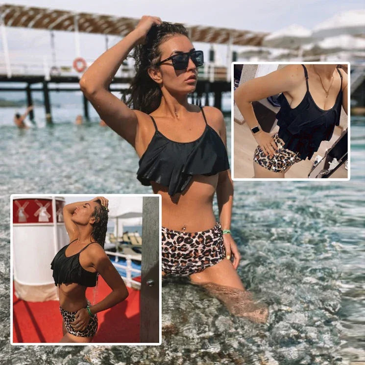 Bikini  Set Women 2022 Swimsuit  High Waist Tankini Print Bathing Suit Brazilian Bikini  Swimsuit Plus Size Swimwear Woman LUXLIFE BRANDS