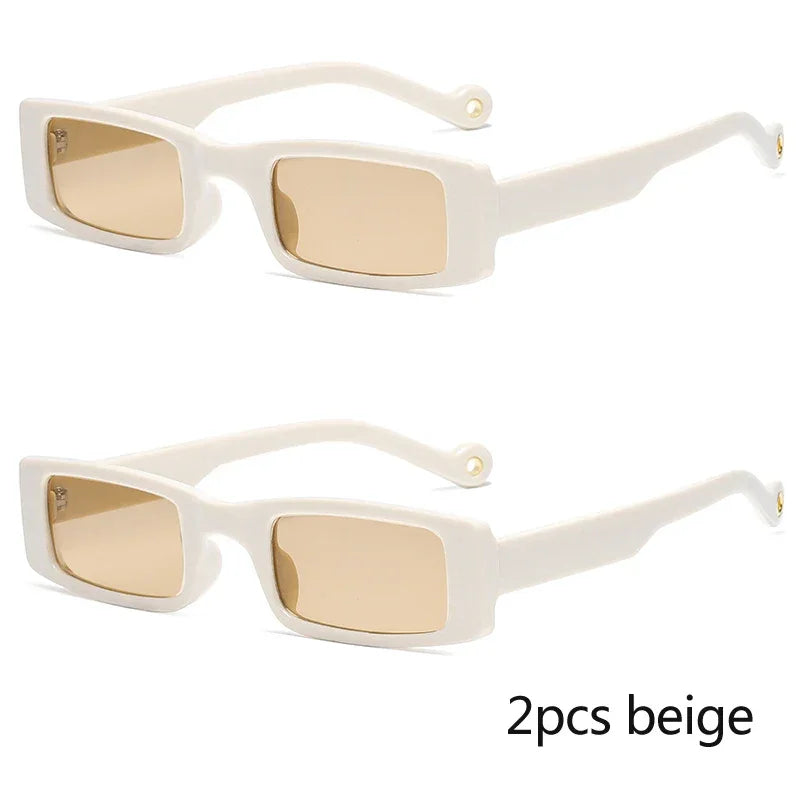 Square Frame Vintage Brand Sun Glasses UV400 Luxlife Brands