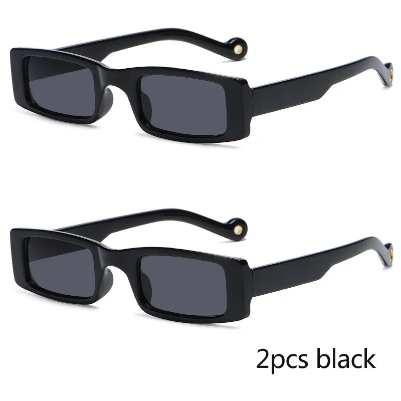 Square Frame Vintage Brand Sun Glasses UV400 Luxlife Brands